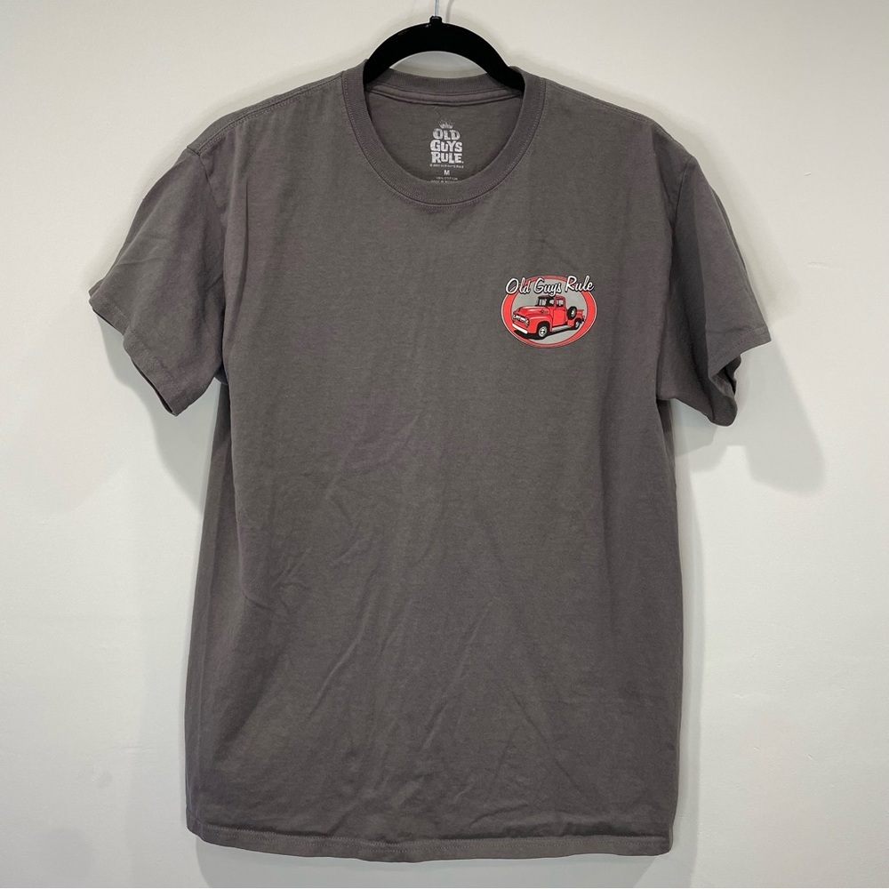 MENS: Old Guys Rule Graphic Print Short Sleeve Shirt - Picture 2 of 7